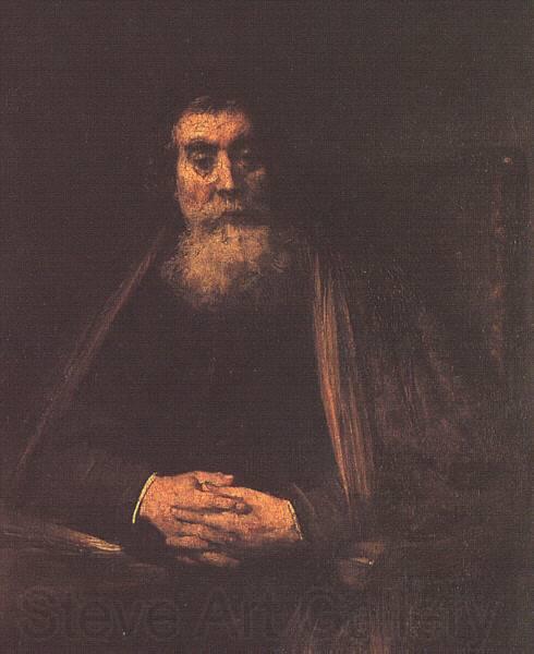 REMBRANDT Harmenszoon van Rijn Portrait of an Old Man  dy Spain oil painting art